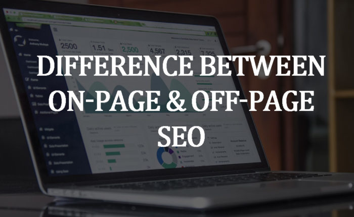 difference between on-page and off-page seo