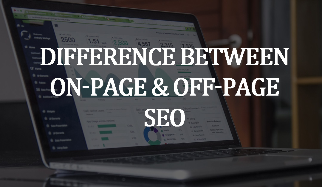 difference between on-page and off-page seo